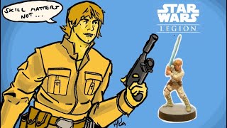 Luke Skywalker Commander Paint tutorial and unit breakdown  Star Wars Legion [upl. by Attenej270]