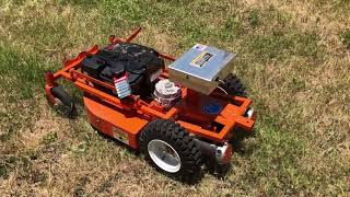 Remote Controlled lawnmower Evatech Goat 22 to Tim in KY 2021 [upl. by Buzzell297]