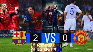 Fc Barcelona vs Man City Full Match Highlights Final Champions League 2009  Messi Ronaldo Rooney [upl. by Ibbison997]