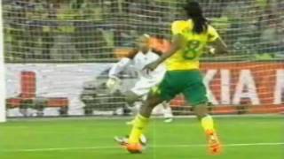 Football World Cup SENSATIONAL 1st GREAT GOAL by Bafana Bafana   Siphiwe Tshabalala scores [upl. by Jacquelin]