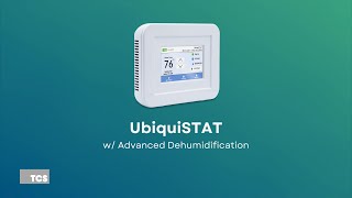 Stop Humidity Havoc Dehumidify Commercial Properties with the UbiquiSTAT Thermostat [upl. by Oirtemed]