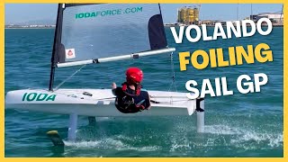 ✈️ SAIL GP CÁDIZ ⛵ 【Volando Por Primera Vez 】en un IODA FORCE 🫣 [upl. by Analrahc418]