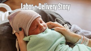 Birth Story  Unmedicated Birth of 10lb Baby  PPH  Blood Transfusion [upl. by Hite]