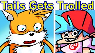 Friday Night Funkin VS Tails Gets Trolled by BF amp GF Week  Cutscenes FNF ModHard Sonic Friend [upl. by Fergus]