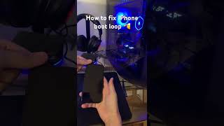 IPHONE BOOT LOOP FIX 2024 [upl. by Aisorbma]