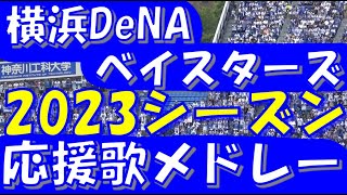 【全応援歌 現地生音声】横浜DeNAベイスターズ 応援歌＆チャンステーマメドレー ｜プロ野球 2023シーズン [upl. by Constantia854]