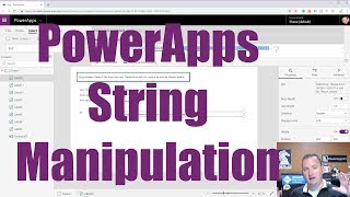 PowerApps String Manipulation [upl. by Aehcsrop]