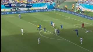 Suarez bites Chiellini in World Cup [upl. by Noitsuj]