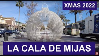 La Cala de Mijas Malaga Spain during christmas time 2022  4K [upl. by Philbrook]