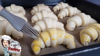 Cornetti brioche con sfogliatura facile In cucina con Paolina [upl. by Raasch]