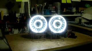 7quot Round universal 55 Watt HIDBiXenon Projector Headlights by Sick HIDs [upl. by Geldens157]