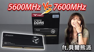 記憶體超頻效能差多少 讓我們實測給你看 ft貝爾熊派 TForce Extreem DDR5 超頻記憶體實測 Part2 [upl. by Udella]