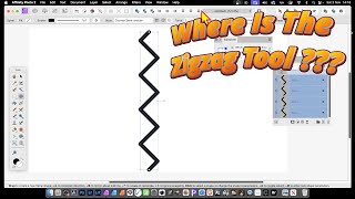 Where Is The Zigzag Tool In Affinity Photo [upl. by Beaston269]