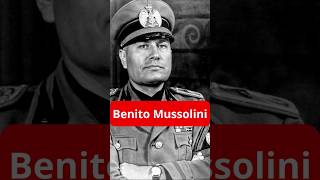 Benito MussoliniThe Rise and Fall of the Dictator Who Founded Fascismshortsfyphistoryreels [upl. by Jabez]