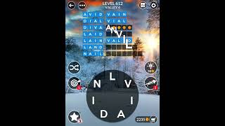 Wordscapes Uncrossed Level 612 Valley 4 [upl. by Nosyaj]