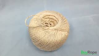 2300 Natural Sisal Twine 225kg Demo  BuyRope [upl. by Idnat592]