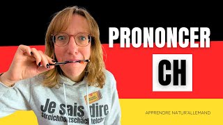 🇩🇪 Bien prononcer le CH en allemand  leçon pour débutants [upl. by Lannie]