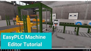 EasyPLCs Machine Simulator Editor Tutorial Using The Saw Gantry [upl. by Ladd]