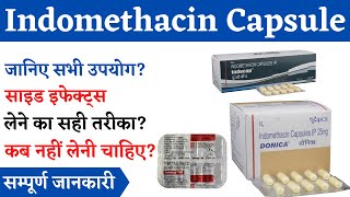 indomethacin Capsules Uses Side Effects in Hindi  indomethacin Tablet  indomethacin [upl. by Lawlor]