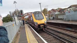 Cross Country diverts at Bedhampton 121123 [upl. by Leahci299]