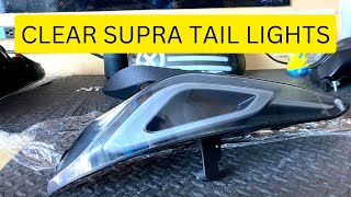 the first all clear 2023 supra tail lights [upl. by Enelime805]