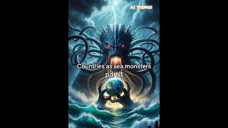 Countries sea monster 🤯🔥😳part 1 viral shortvideo ai sea monster trending trendingshorts [upl. by Button766]