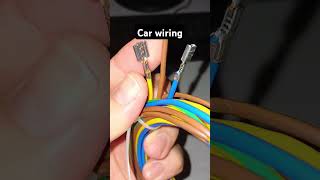 Car wiring example SF1D socket type  3x15 mm wire  Car repairs car fixes [upl. by Lorrimer]