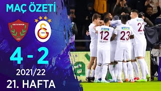 Atakaş Hatayspor 42 Galatasaray MAÇ ÖZETİ  21 Hafta  202122 [upl. by Lammaj468]