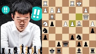 Ding Liren VERNICHTET Gukesh im Italien Game [upl. by Asilec]