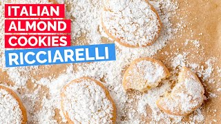 Ricciarelli Chewy Italian Almond Cookies [upl. by Paddy]