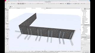 Archicad25 Attikaplatten GDL Versuch [upl. by Ecyak]