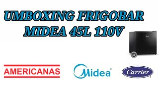 UMBOXING FRIGOBAR MIDEA 45L [upl. by Helbonnah137]