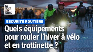 Sécurité routière lheure dhiver fragilise les cyclistes et les trottinettes [upl. by Major635]