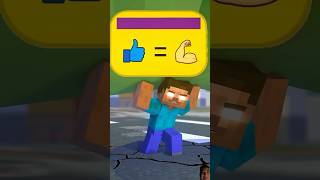 minecraft herobrine steve challenge monsterschool minecraftmemes animation memes trending [upl. by Atoiyanap474]