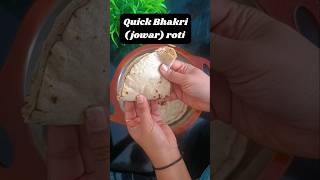 Jowar bhakri recipe  How to make jowar roti  jowar roti [upl. by Linea]