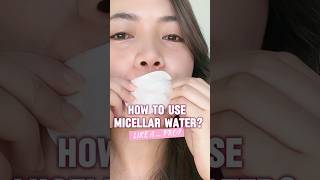 HOW TO USE MICELLAR WATER LIKE A…PRO 😏 [upl. by Zuckerman17]