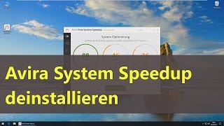 Avira System Speedup deinstallieren [upl. by Ashjian611]