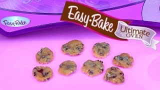 Easy Bake Oven Baking Teeny Tiny Chocolate Chip Cookies [upl. by Ybocaj182]