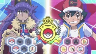 Ash vs Leon full battle  Pokemon [upl. by Haridan202]