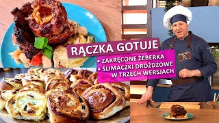 Rączka gotuje zakręcone żeberka i drożdżowe ślimaczki w trzech wersjach [upl. by Pfeffer]