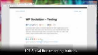 WP Socializer  WordPress plugin  Features overview [upl. by Asirrom1]