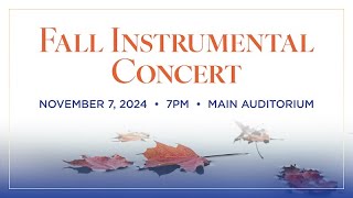 Fall Instrumental Concert [upl. by Pedaiah]