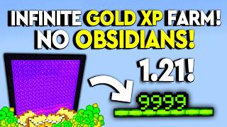 BEST XP GOLD FARM 121 Minecraft Bedrock MCPEXboxPS4Nintendo SwitchWindows10 [upl. by Consolata]