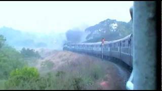 Yesvantpur Kannur Cannanore Express 16517 curving outside Bantawala [upl. by Notgnirrac]