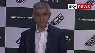 Vote 2021 Sadiq Khan wins London mayoral election [upl. by Young]