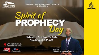 Spirit Of Prophecy Day  quotThe Spirit Still Speaksquot  Elder Denzil Cunningham [upl. by Anelys]