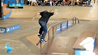 Frankie Villani  No Comply 180 Switch Fifty 180 Out in his first Tampa AM Finals Run [upl. by Child]