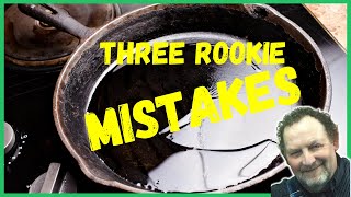 Cast Iron Skillet 101  TOP 3 MISTAKES Beginners Make [upl. by Eittocs623]