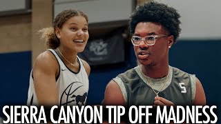 Bryce James amp Jerzy Robinson Highlight Sierra Canyon Tip Off Madness [upl. by Sabas510]