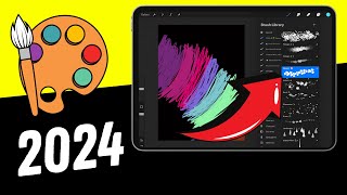 How to Download and Install Procreate Brushes 2024 — Beginners Guide [upl. by Tavish870]